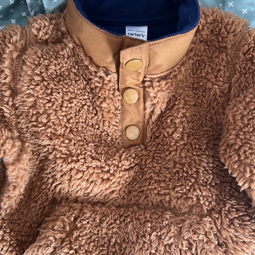 Carter’s quarter zip (button) pullover - Picture 3 of 3